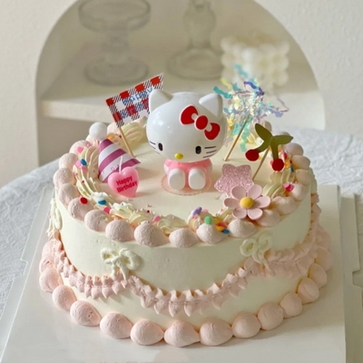 Hello kitty女孩蛋糕