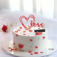 情人节蛋糕 情人节棒棒糖蛋糕 鲜花蛋糕连锁